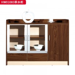 千匠一品 办公风格 环保密度板+优质木皮+五金框+环保油漆 HW01083茶水柜  HW01123茶水柜-D