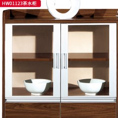 千匠一品 办公风格 环保密度板+优质木皮+五金框+环保油漆 HW01083茶水柜  HW01123茶水柜-D
