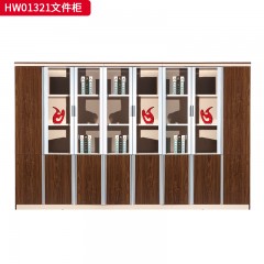 千匠一品 办公风格 环保密度板+优质木皮+五金框+环保油漆 HW01285文件柜  HW01321文件柜  HW01322文件柜-D