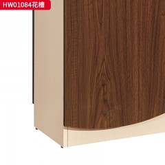 千匠一品 办公风格 环保密度板+优质木皮+环保油漆 HW01084花槽-L