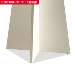 千匠一品 办公风格 环保密度板+优质木皮+环保油漆 OT02107洽谈桌  OT0210B洽谈桌-L