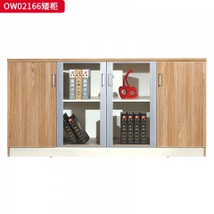 千匠一品 办公风格 环保密度板+优质木皮+五金框+环保油漆 OW02086/OW02087/OW02166/OW02167矮柜-D