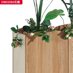 千匠一品 办公风格 环保密度板+优质木皮+环保油漆 OW02084花槽-Y