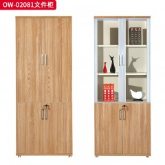 千匠一品 办公风格 环保密度板+优质木皮+五金框+环保油漆 OW-02081  OW-02121  OW-02161  OW-02201  OW-02241  OW-02242  OW-02321文件柜-D