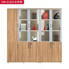 千匠一品 办公风格 环保密度板+优质木皮+五金框+环保油漆 OW-02081  OW-02121  OW-02161  OW-02201  OW-02241  OW-02242  OW-02321文件柜-D
