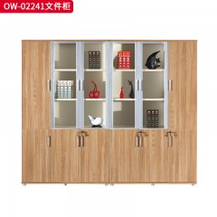 千匠一品 办公风格 环保密度板+优质木皮+五金框+环保油漆 OW-02081  OW-02121  OW-02161  OW-02201  OW-02241  OW-02242  OW-02321文件柜-D