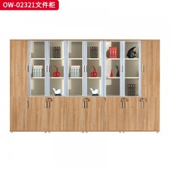 千匠一品 办公风格 环保密度板+优质木皮+五金框+环保油漆 OW-02081  OW-02121  OW-02161  OW-02201  OW-02241  OW-02242  OW-02321文件柜-D