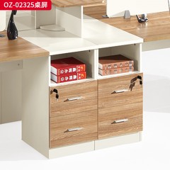 千匠一品 办公风格 环保密度板+优质木皮+环保油漆 OZ-02325桌屏-D
