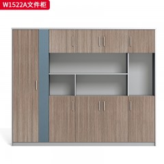 千匠一品 办公风格 环保密度板+优质木皮+环保油漆 W1508  W1512  W1522A文件柜-D