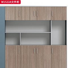 千匠一品 办公风格 环保密度板+优质木皮+环保油漆 W1508/W1512/W1522A文件柜-D