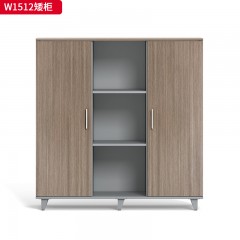 千匠一品 办公风格 环保密度板+优质木皮+环保油漆 W1508/W1512矮柜-D