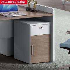 千匠一品 办公风格 环保密度板+优质木皮+环保油漆 Z1512D二人位桌屏/Z1514D二人位桌屏/Z1524D四人位桌屏/Z1528D四人位桌屏-D