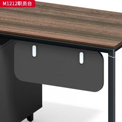 千匠一品 办公风格 环保密度板+优质木皮+五金脚架+环保油漆 M1212职员台  M1214职员台-D