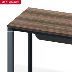 千匠一品 办公风格 环保密度板+优质木皮+五金脚架+环保油漆 M1212职员台  M1214职员台-D