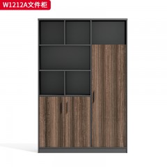 千匠一品 办公风格 环保密度板+优质木皮+环保油漆 W1208  W1212A  W1212  W1216A  W1216  W1222文件柜-D