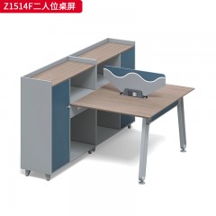 千匠一品 办公风格 环保密度板+优质木皮+环保油漆+五金脚架 Z1514A二人位桌屏  Z1528A四人位桌屏  Z1514F二人位桌屏  Z1516F二人位桌屏-L