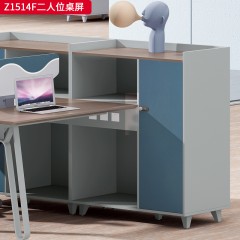 千匠一品 办公风格 环保密度板+优质木皮+环保油漆+五金脚架 Z1514A二人位桌屏  Z1528A四人位桌屏  Z1514F二人位桌屏  Z1516F二人位桌屏-L