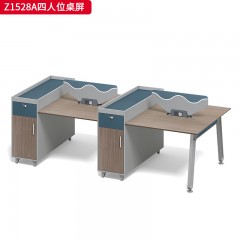 千匠一品 办公风格 环保密度板+优质木皮+环保油漆+五金脚架 Z1514A二人位桌屏  Z1528A四人位桌屏  Z1514F二人位桌屏  Z1516F二人位桌屏-L