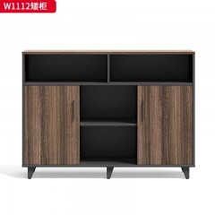 千匠一品 办公风格 环保密度板+优质木皮+环保油漆 W1108  W1112  W1112B矮柜-D