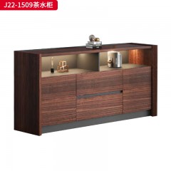 千匠一品 办公风格 环保密度板+优质木皮+环保油漆 J22-1509茶水柜-L