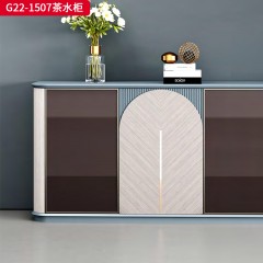 千匠一品 办公风格 E1级环保密度板+优质木皮+环保油漆 G22-1507茶水柜-L