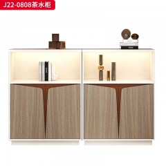 千匠一品 办公风格 环保密度板+优质木皮+环保油漆 J22-0808茶水柜-L