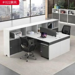 千匠一品 办公风格 E1级环保高密度板+环保油漆+优质五金配件 单位  双位 022屏风-L