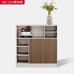 千匠一品 办公风格 环保密度板+优质木皮+环保油漆 J22-1210茶水柜-L