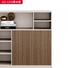 千匠一品 办公风格 环保密度板+优质木皮+环保油漆 J22-1210茶水柜-L