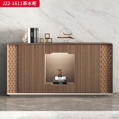 千匠一品 办公风格 E1级环保密度板+优质木皮+环保油漆 J22-1611茶水柜-L