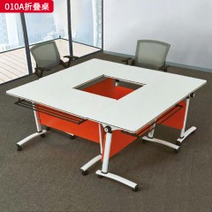 千匠一品 办公风格 E1级环保密度板+环保油漆+五金材质 010A折叠桌-L