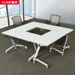 千匠一品 办公风格 E1级环保密度板+环保油漆+五金材质 012A折叠桌-L