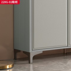 千匠一品 现代风格 多层实木板+3D吸塑工艺+五金脚架 简约大气1.2米鞋柜22XG-02-L