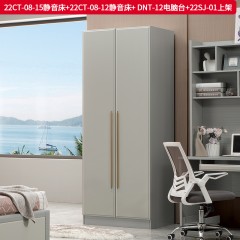 千匠一品 现代风格 床：多层实木板+3D吸塑工艺-衣柜 床头柜 电脑台 上架：多层实木板+3D吸塑工艺+五金件 简约时尚床22CT-08-15  22CT-08-12  22AK-08  22DNT-12  22SJ-01-J