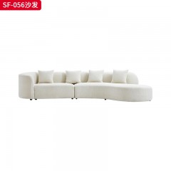 千匠一品 现代风格 绒布+高密度海绵+实木内框架 简约时尚沙发SF-056-L