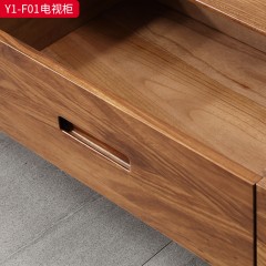 千匠一品 中式风格 主材乌金木 优雅大气电视柜Y1-F01-J