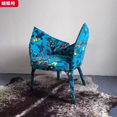【特价产品】千匠一品 时尚大气蝴蝶椅 华夫格 巴萨罗纳椅 酋长椅-J