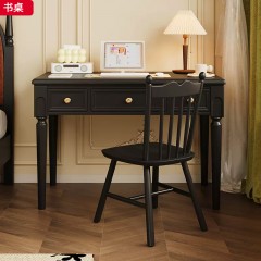 【特价产品】千匠一品 北欧风格 橡胶木 时尚大气书桌-L