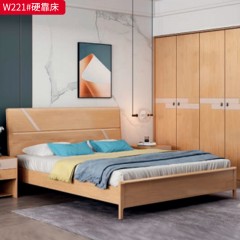 【特价产品】千匠一品 北欧风格 橡胶木 时尚大气床W233 W201 W205-1 W221-L