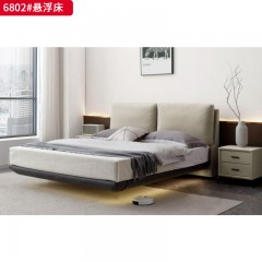 【特价产品】千匠一品 现代风格 鹿皮绒面料 时尚大气床6802-6812-J