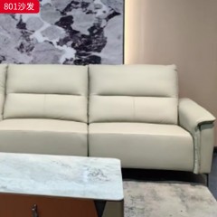 【特价产品】千匠一品 现代风格 头层牛皮+实木框架+高密度海绵 时尚大气沙发801-J
