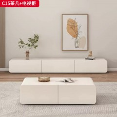 千匠一品 意式风格 E1级环保板材+烤漆柜体 时尚大气电视柜/茶几C15-L