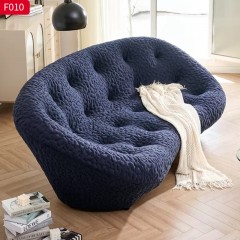 千匠一品 现代风格 针织面料+定型棉 时尚大气休闲椅F010-L