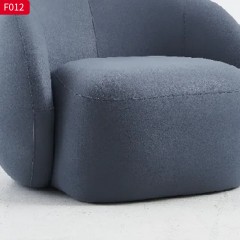 千匠一品 现代风格 优质布艺面料+松木框架+高回弹海绵 时尚大气休闲椅F012-L