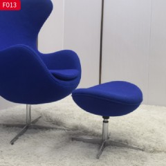千匠一品 现代风格 弹力绒布+弯板+高密度海绵+五金脚 时尚大气休闲椅F013-L