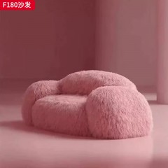 千匠一品 现代风格 羊驼绒布+高密度海绵+松木框架 时尚大气沙发F180-L