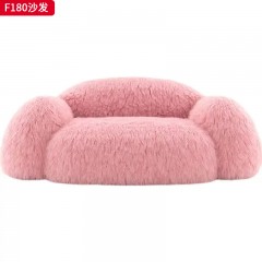 千匠一品 现代风格 羊驼绒布+高密度海绵+松木框架 时尚大气沙发F180-L