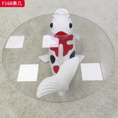 千匠一品 现代风格 钢化玻璃 时尚大气茶几F168-L