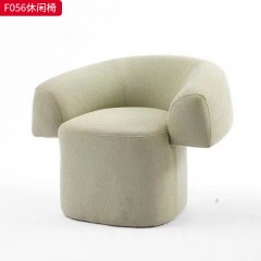 千匠一品 现代风格 优质布艺面料+松木框架+高回弹海绵 时尚大气休闲椅F056-L