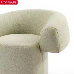 千匠一品 现代风格 优质布艺面料+松木框架+高回弹海绵 时尚大气休闲椅F056-L